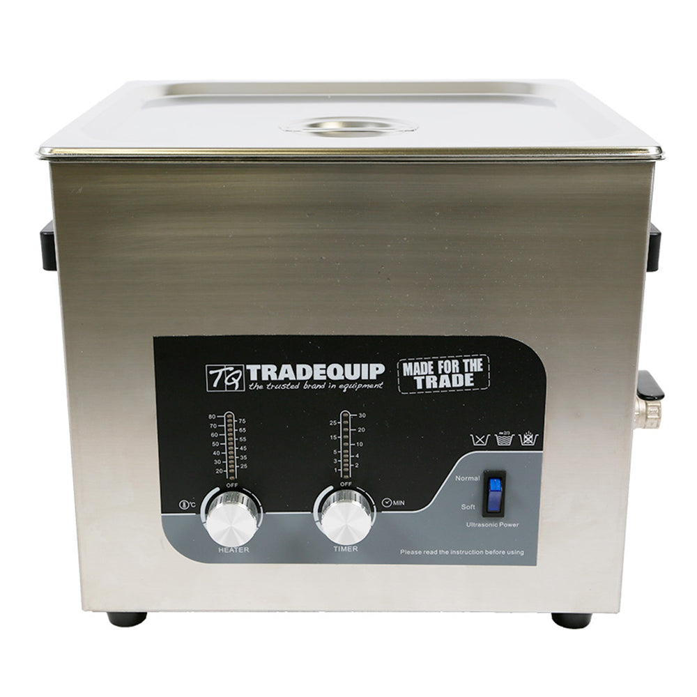 13L Ultrasonic Parts Washer 1037T by TradeQuip Professional