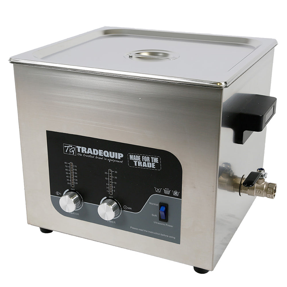 13L Ultrasonic Parts Washer 1037T by TradeQuip Professional