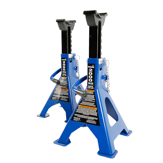 2Pce 2000Kg Jack Stand 1128T by Tradequip