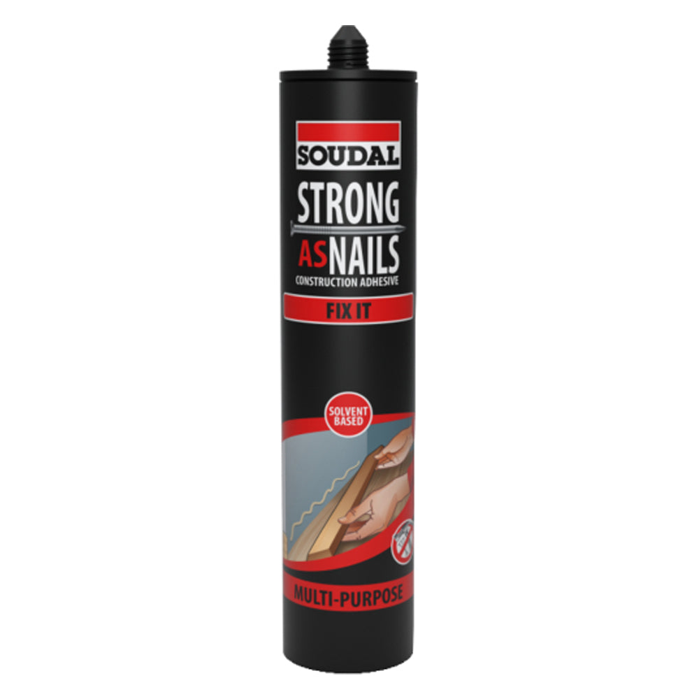 350gm Cartridge of Strong As Nails Fix It in Beige 144898 by Soudal