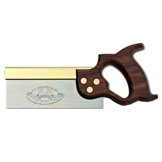 200mm 8" 20TPI Rip Dovetail Saw with Brass Backed Blade and Walnut Handle by Roberts & Lee Dorchester