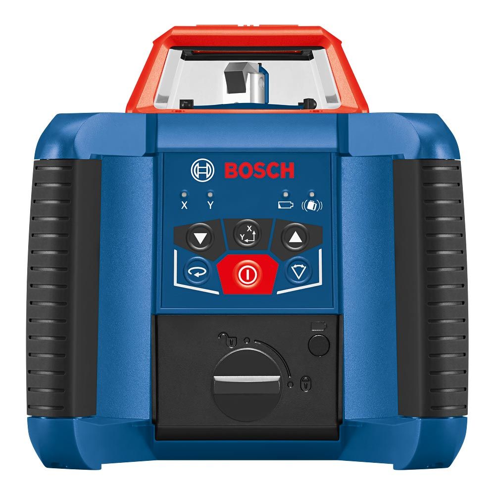 350mm Dual Grade Rotary Beam Red Laser GRL350HV + LR30 (0601061S40) by Bosch