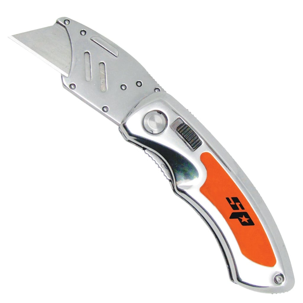 Folding Lock-Back Utility Pocket Knife SP30854 by SP Tools
