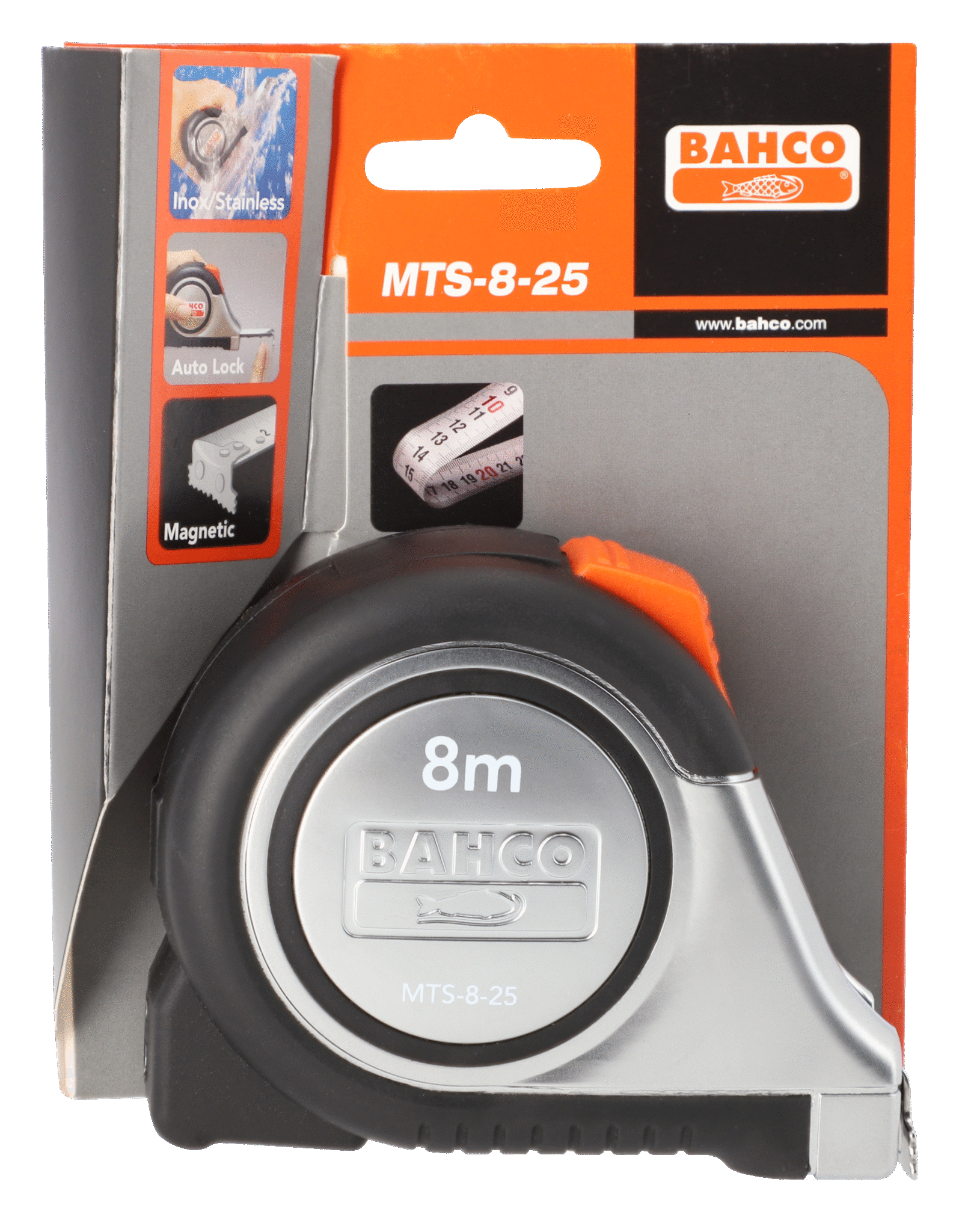 Double-Sided Tape Measures with Rubber Grip by Bahco
