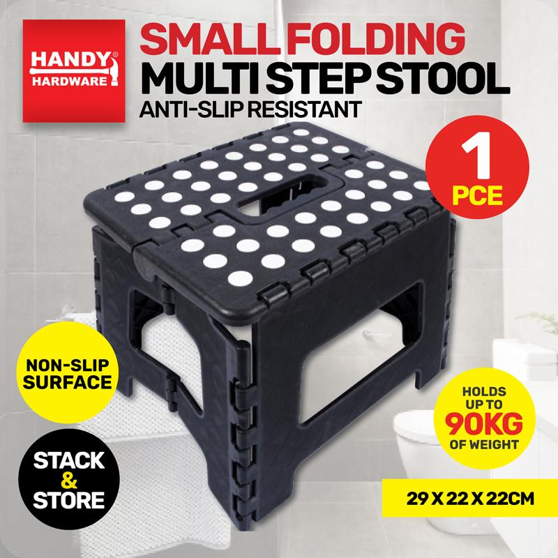 Small Folding Step Stool / Portable Chair 225064 by Handy Hardware