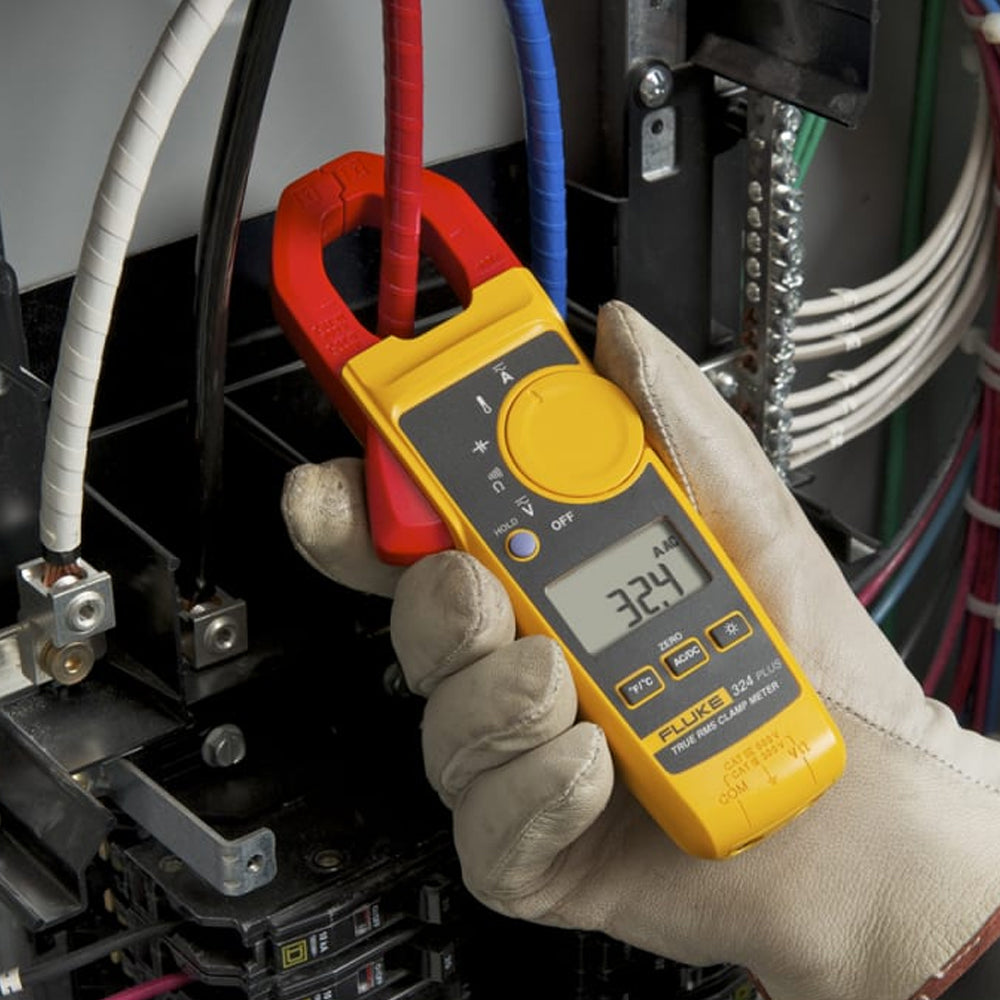 True-RMS Clamp Meter with Temperature & Capacitance 324 by Fluke