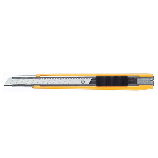 Yellow Deluxe Auto-Lock Snap Off Knife 330-1 by Sterling