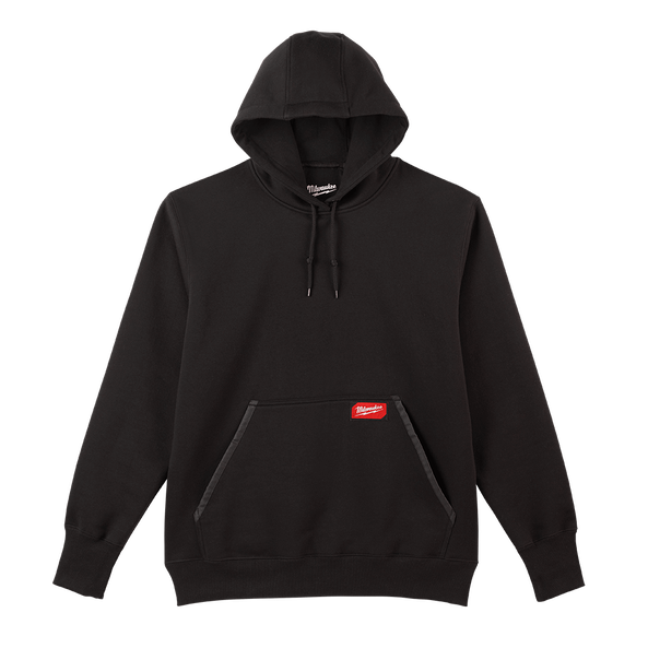 Large Black Heavy Duty Pullover Hoodie 350B-L by Milwaukee