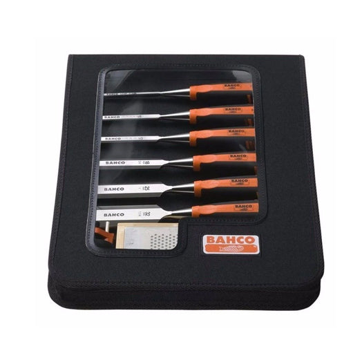 6Pce Woodworking Chisel Set in Nylon Case 434-S6-ZC by Bahco