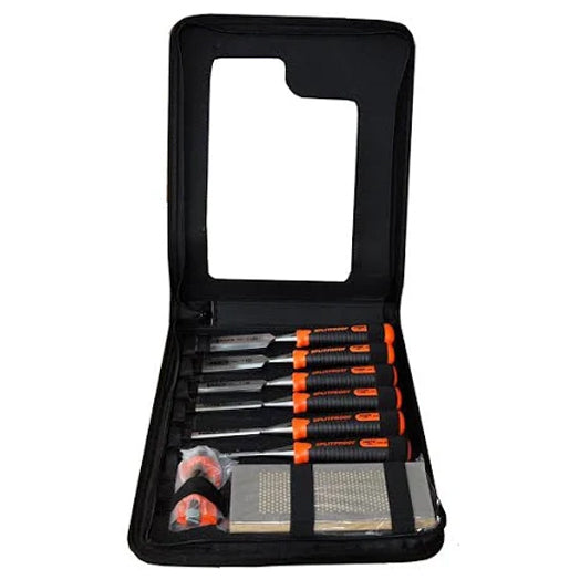 6Pce Woodworking Chisel Set in Nylon Case 434-S6-ZC by Bahco