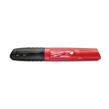 Black Chisel Tip Marker Pen Inkzall 48-22-3130 by Milwaukee