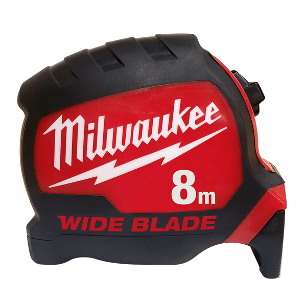 8m Wide Blade Tape Measure 48220208 by Milwaukee