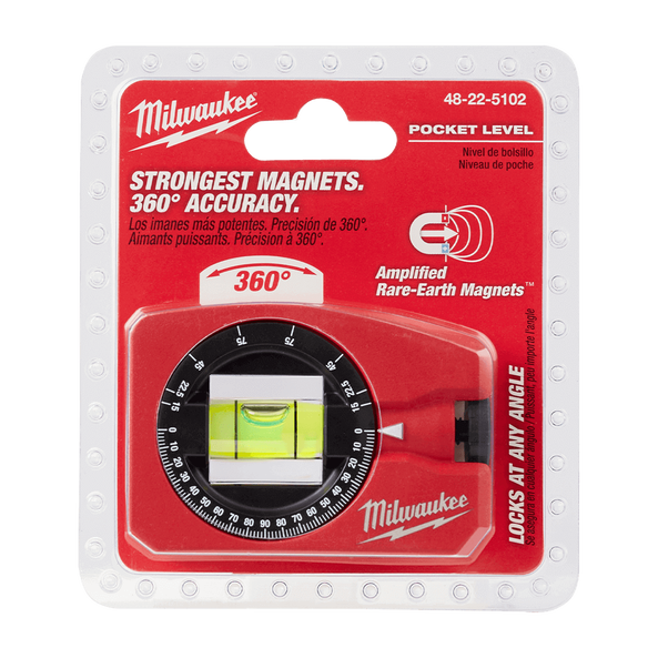 360 Magnetic Pocket Level 48225102 by Milwaukee