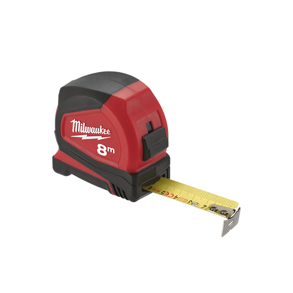 8m Compact Tape Measure 48226708 by Milwaukee