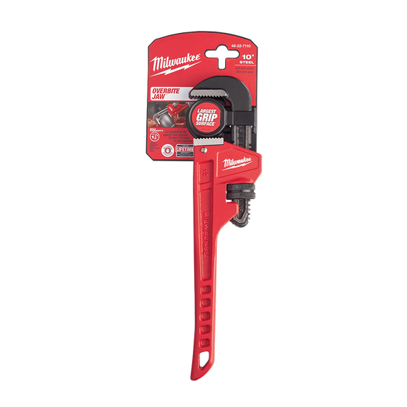 254mm (10") Steel Pipe Wrench 48227110 by Milwaukee