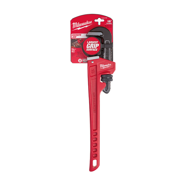 457mm (18") Steel Pipe Wrench 48227118 by Milwaukee