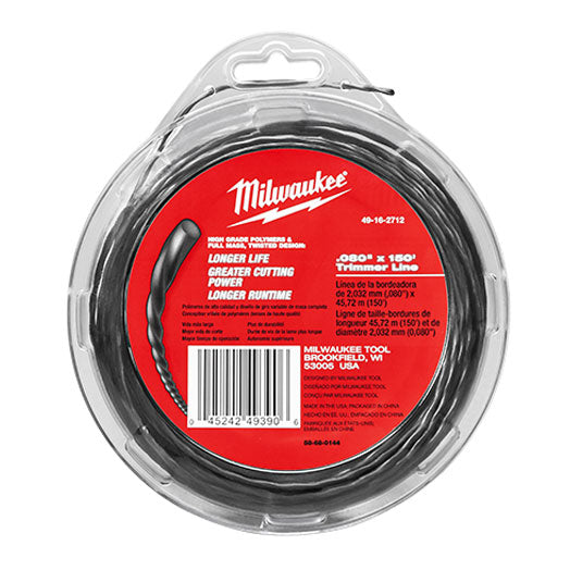 2.4mm x 76m Trimmer Line 49162713 by Milwaukee