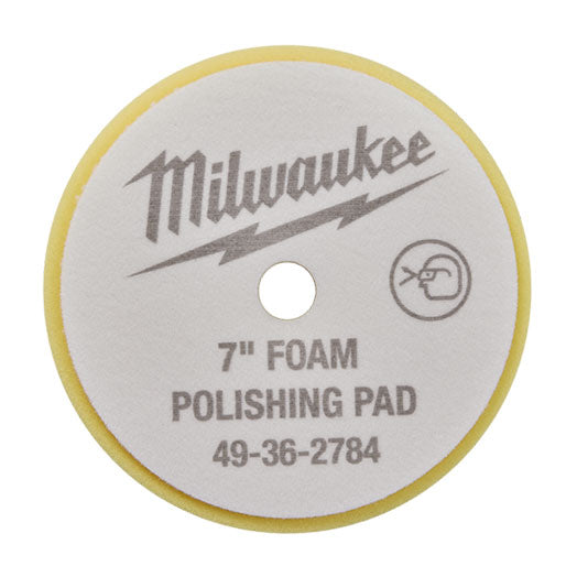180mm M18 Yellow Polishing Pad 49362784 by Milwaukee