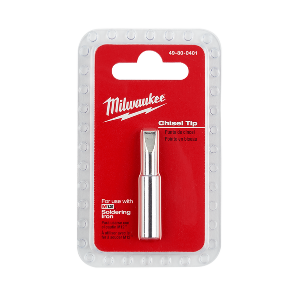 M12 Soldering Iron Chisel Tip 49800401 by Milwaukee