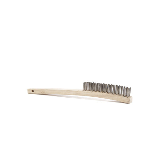 3 Row Stainless Steel Wire Brush BLH3RSS by Josco