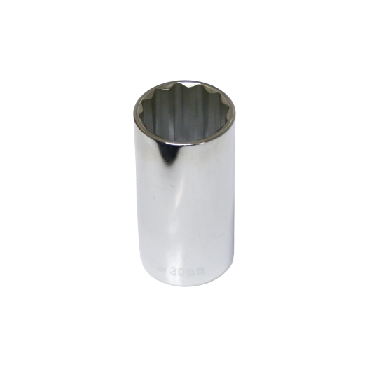 30mm 1/2" Drive Deep Socket (12 Point) 54530 by T&E Tools