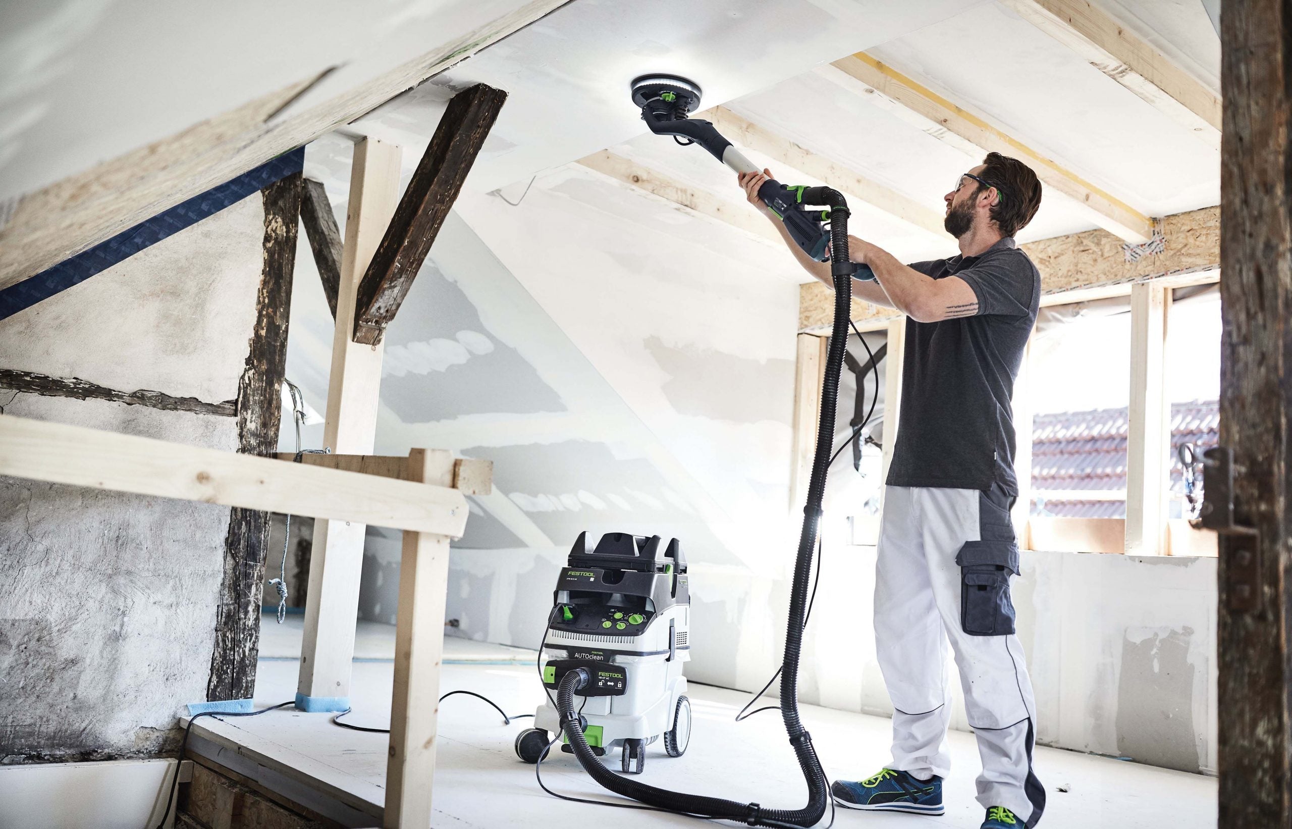 225mm Planex Drywall Long Reach Sander in Systainer LHS 2 225 PLANEX 575992 By Festool