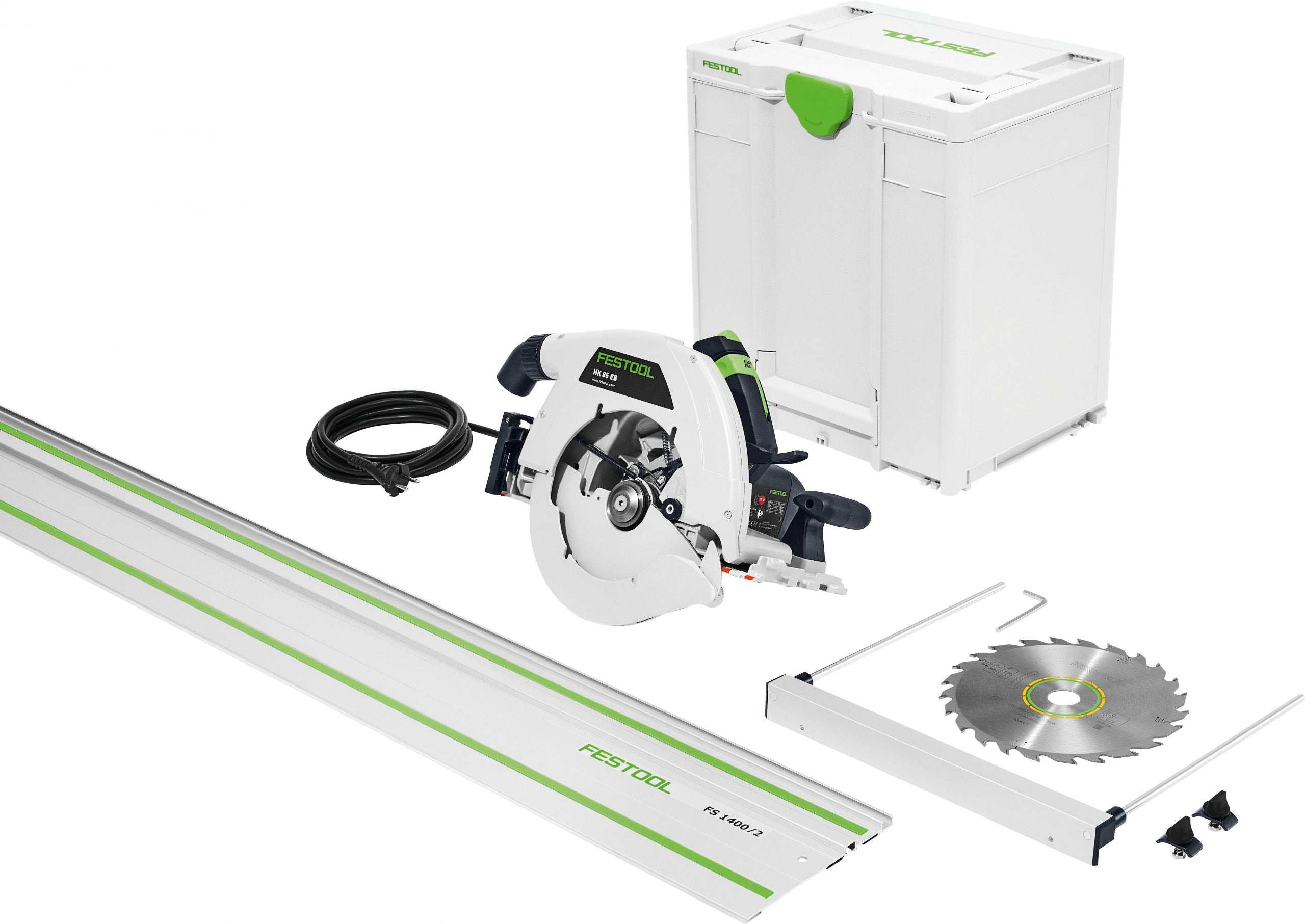 HK 85 230mm Circular Saw in Systainer with 1400mm Rail 576139 by Festool