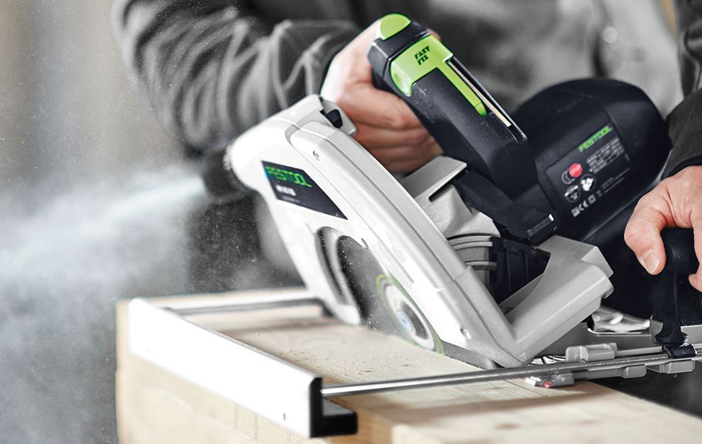 230mm Circular Saw in Systainer with 420mm Cross Cut Rail HK 85 EB-Plus-FSK420 (576143) by Festool