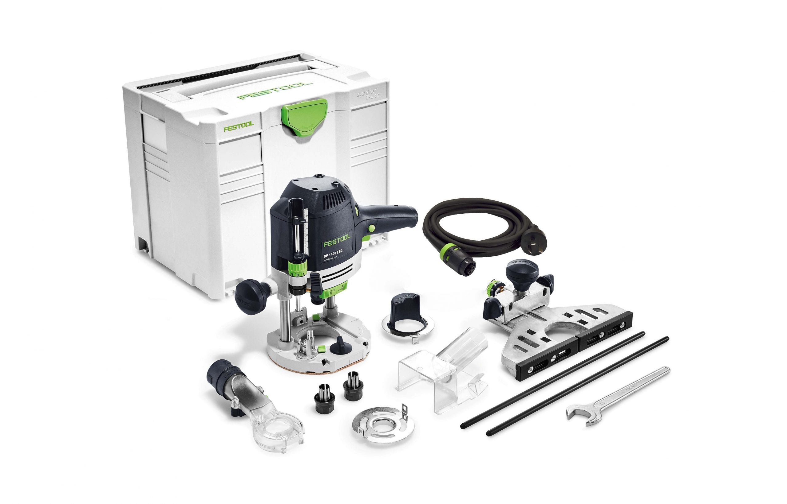 1400W 70mm Plunge Router in Systainer 1400 EBQ-Plus 576211 by Festool