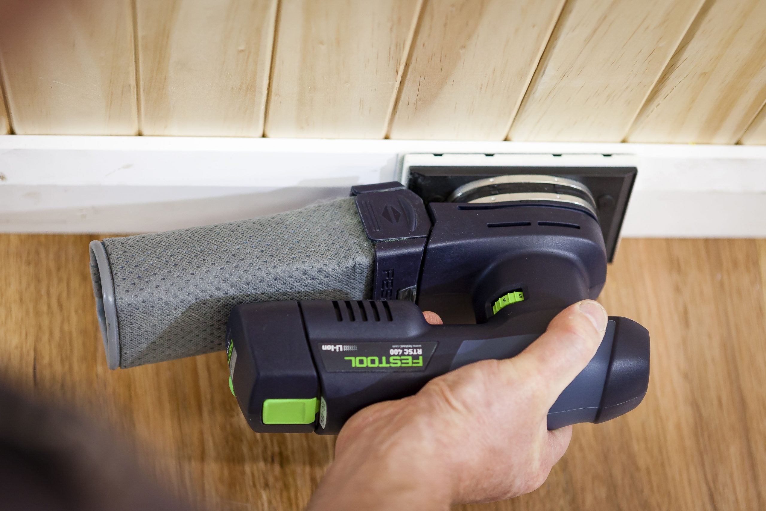 RTS 400 REQ 80 x 133mm Orbital 1/4 Sheet Sander in Systainer Bare (Tool Only) 576055 by Festool