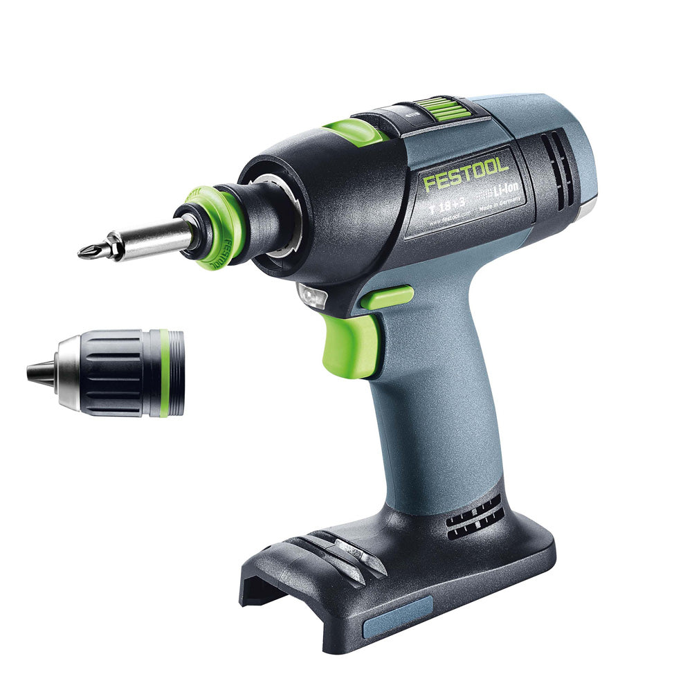 18V T 18V Cordless 2 Speed Drill Basic in Systainer DRC 18/4 576458 by Festool *Discontinued 2022 - Replaced by 575601*