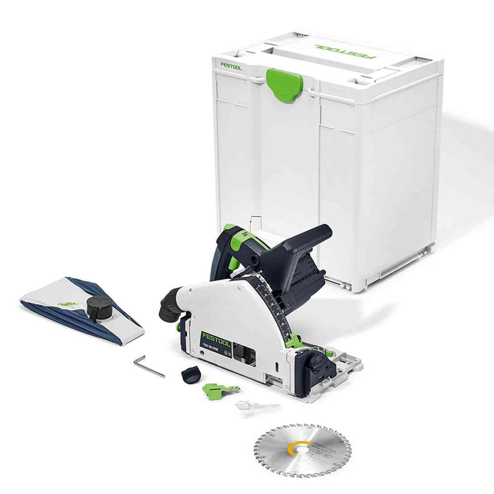160mm 18V Cordless Circular Plunge Saw in Systainer Bare TS 55K 576712 by Festool