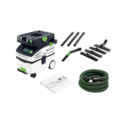 15L M Class Dust Extractor + Cleaning Kit CT MIDI 576740 By Festool