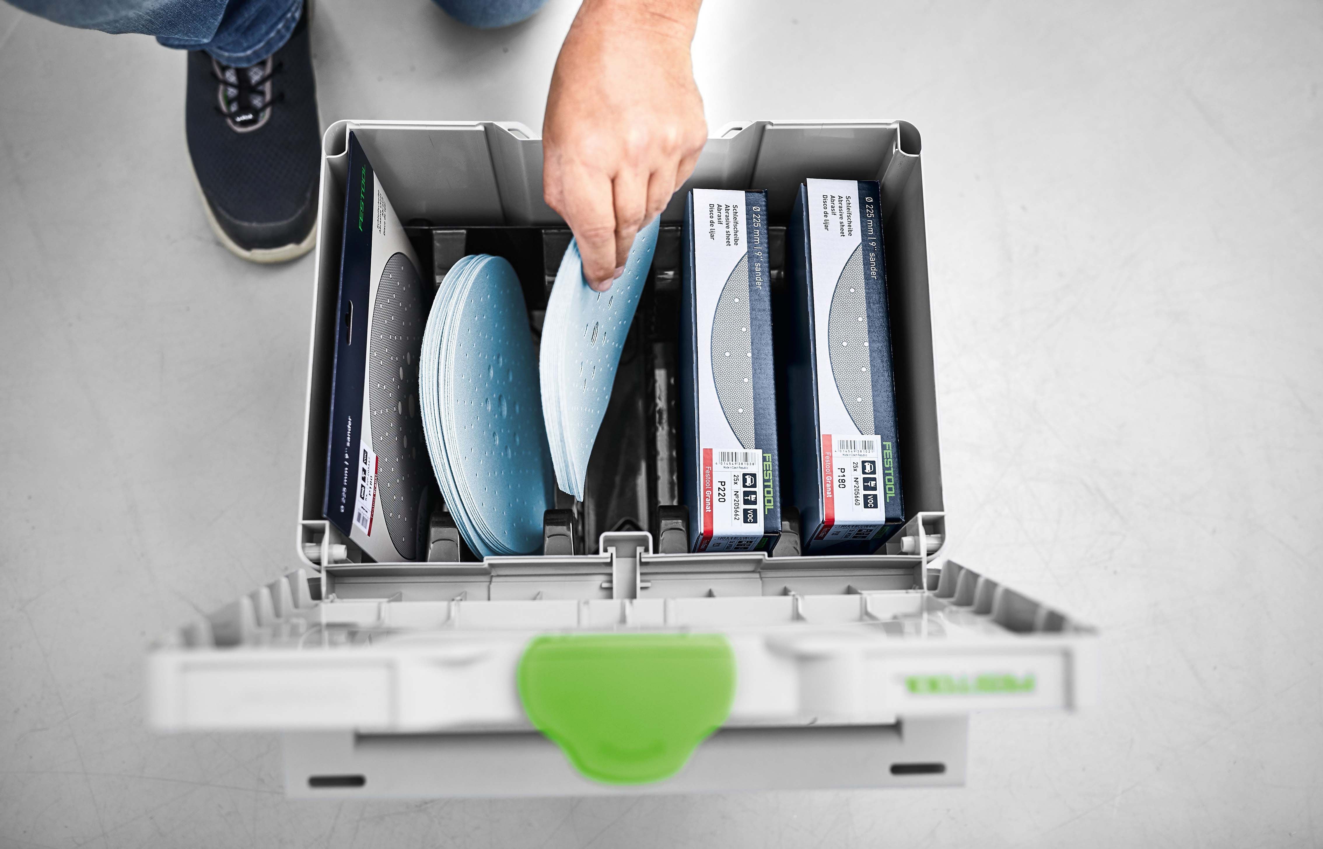 Systainer3 SYS 4 for 225mm Abrasives 576786 by Festool