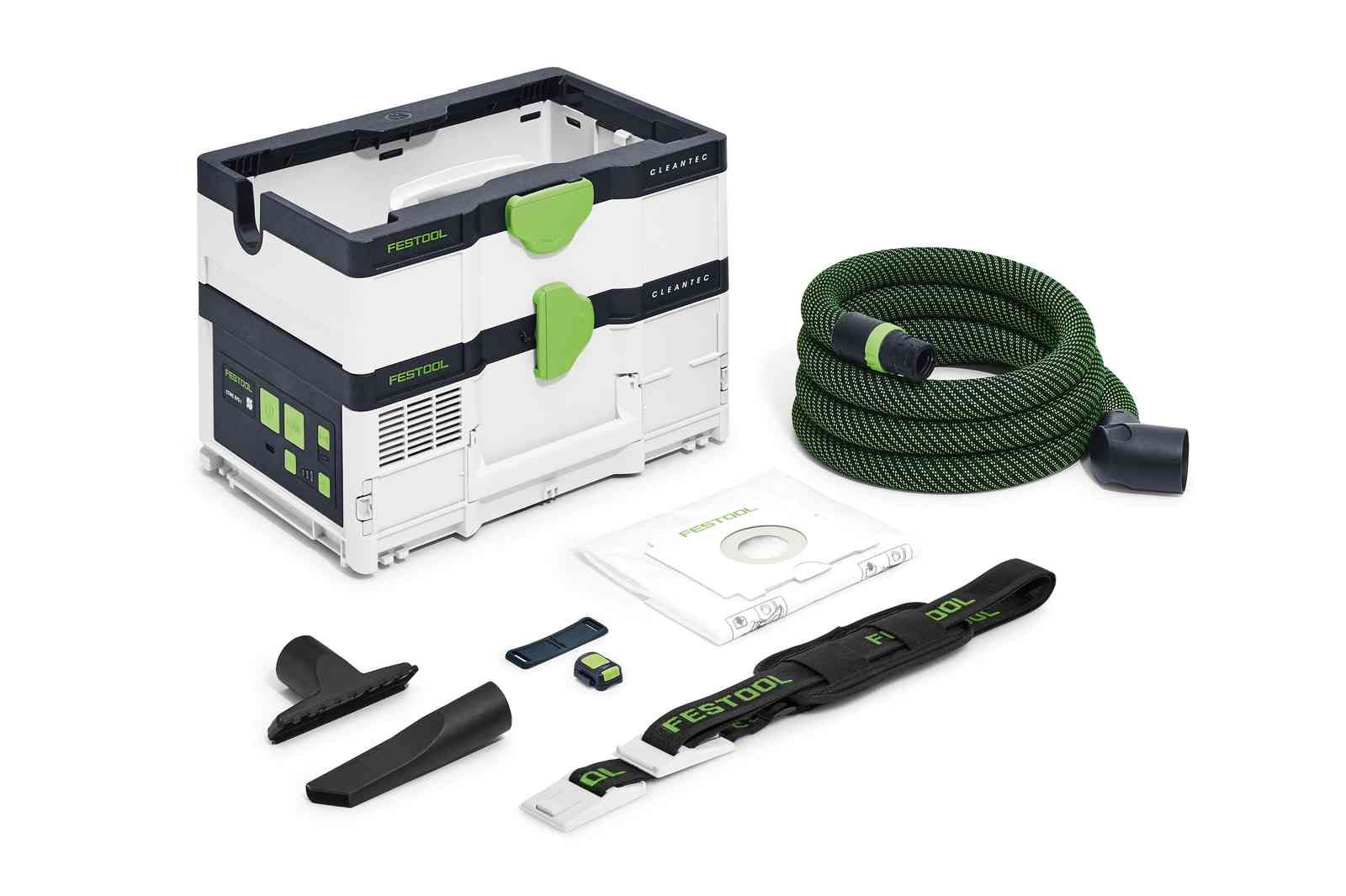 5L M 18V Class Cordless Mobile Dust Extractor + Vacuum CTMC SYS I-Basic 576933 By Festool