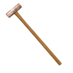 2lb (0.90kg) Copper Hammer with 350mm Hardwood Handle 5HCH02 By Mumme