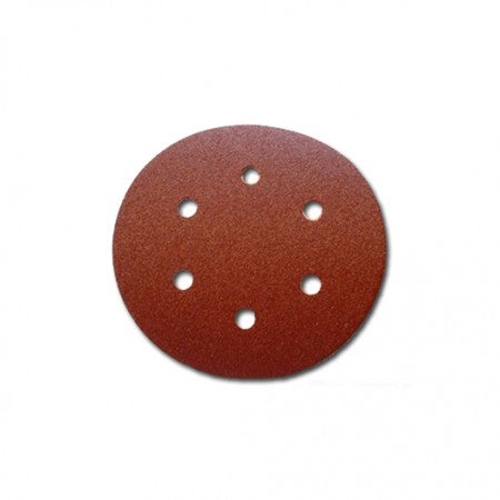 20Pce 150mm 6 Hole Hook and Loop Abrasive Discs by Hardware for Creative Finishes