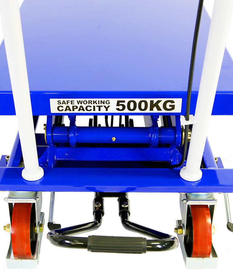 500kg Scissor Lift Workshop Trolley 6007T by Tradequip