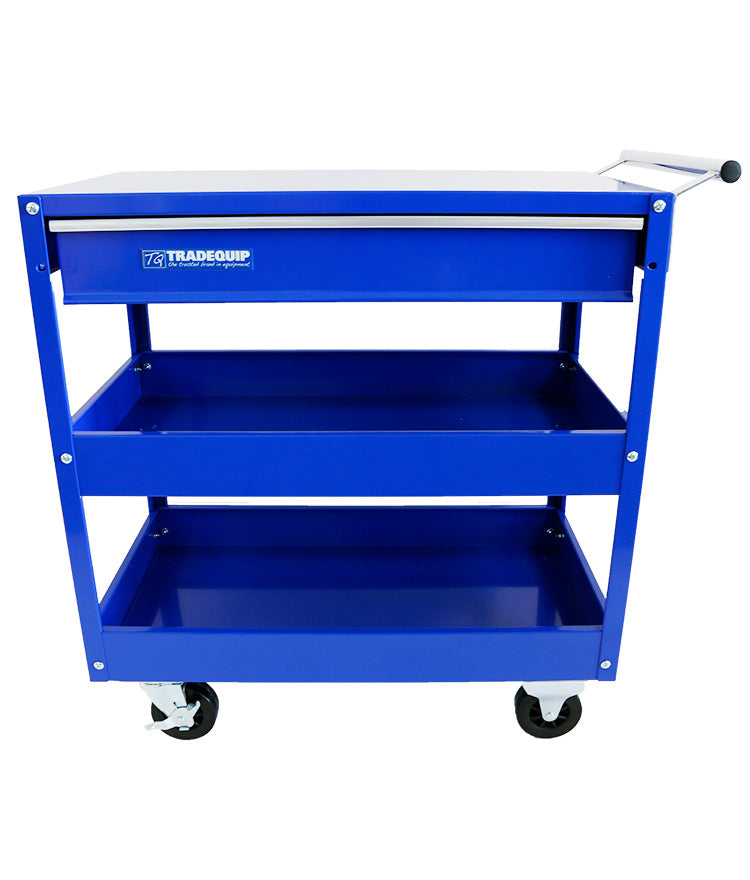 2 Trays 1 Drawer Tool Trolley Cart 6012T by Tradequip