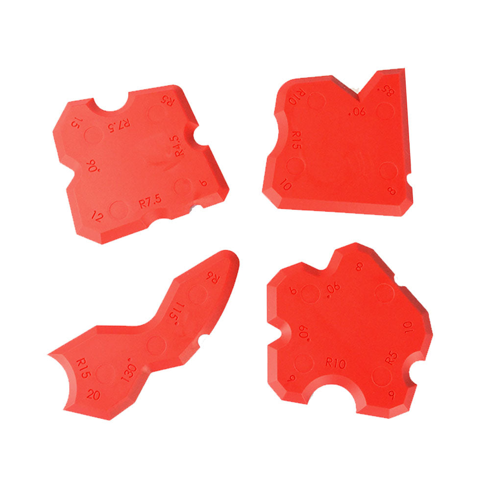 4Pce Grout / Silicone Spreader Set 631 DT63100000 by Duratec