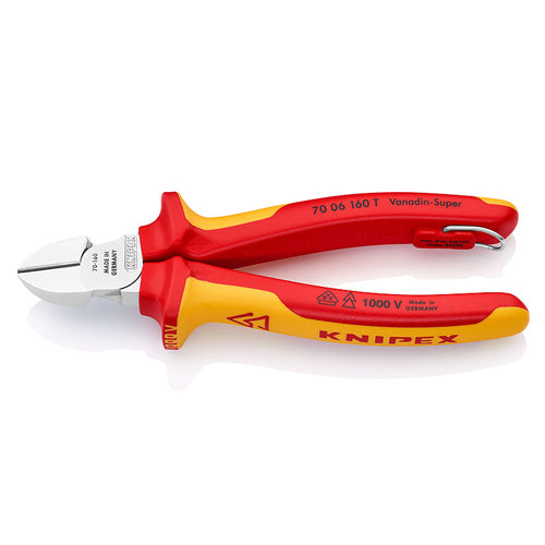 160mm Diagonal Cutting Pliers Insulated 7006160 by Knipex