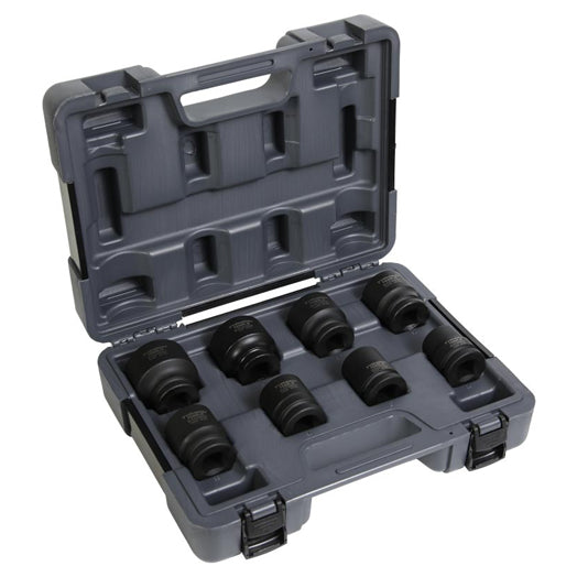 8pce 3/4" Drive 1" - 1-1/2" Imperial Impact Socket Set 72512 by Typhoon Tools