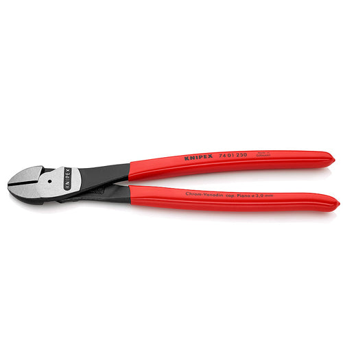 250mm Diagonal Cutting Pliers High Leverage 7401250 by Knipex