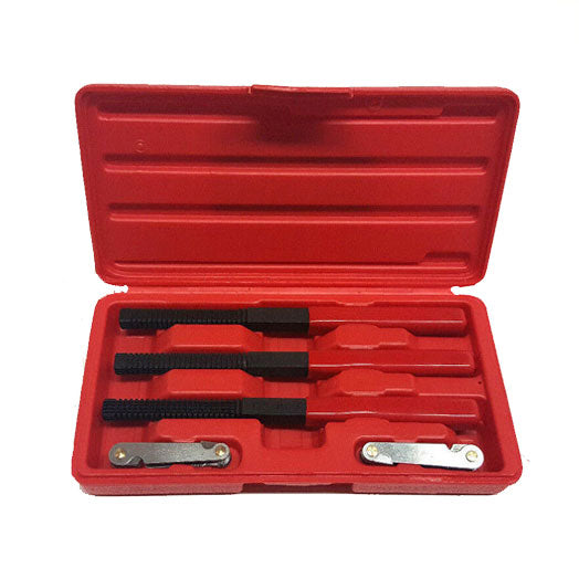 5Pce Thread File + Pitch Gauge Set 8014 by T&E Tools