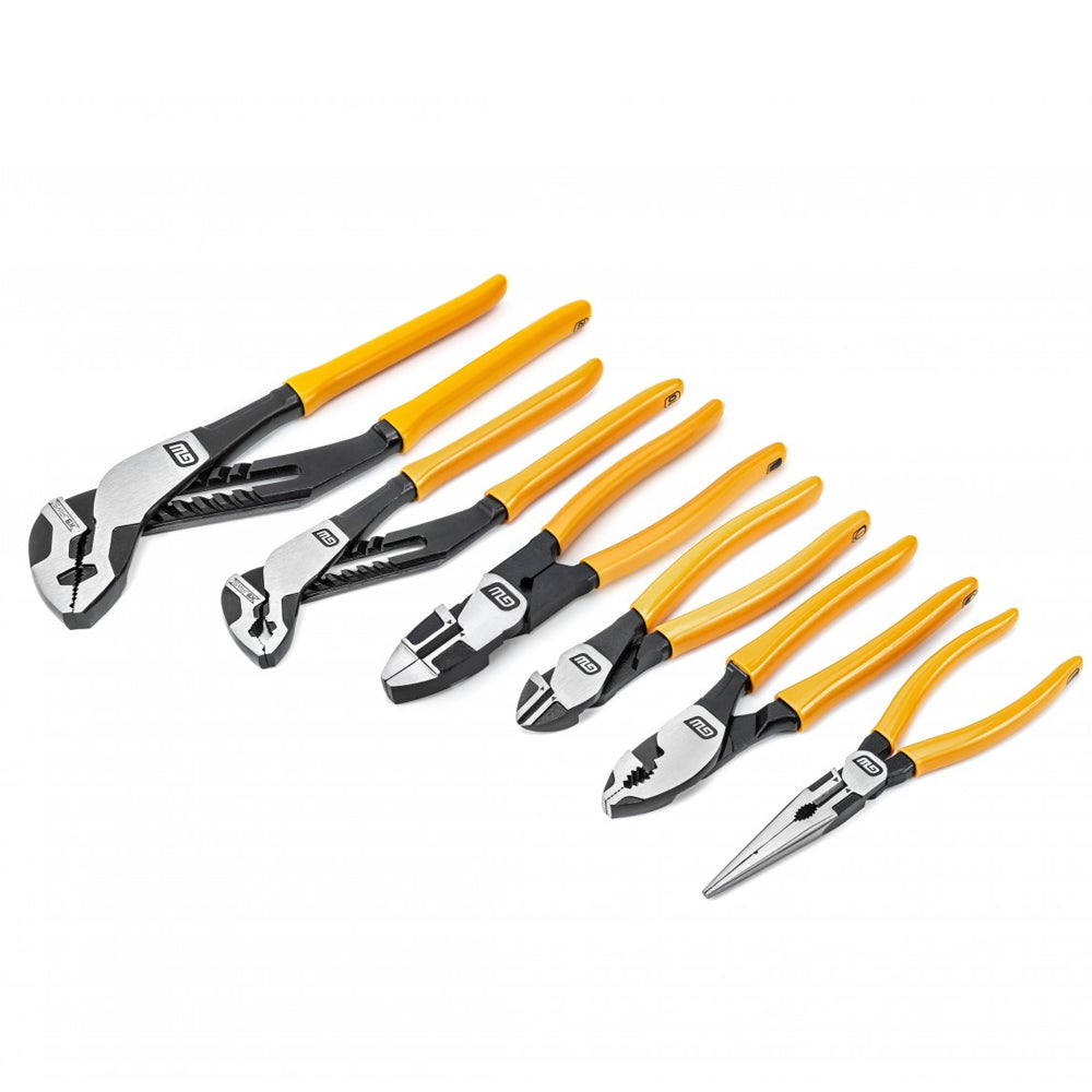 6Pce Pitbull Dipped Handle Mixed Plier Set 82204-06 by Gearwrench