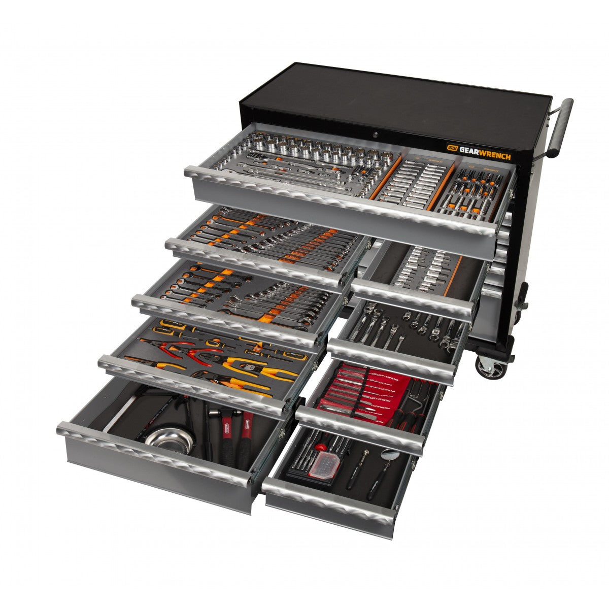 311Pce Combination Tool Kit + 42" Tool Trolley (With Tools) 89907 by GearWrench