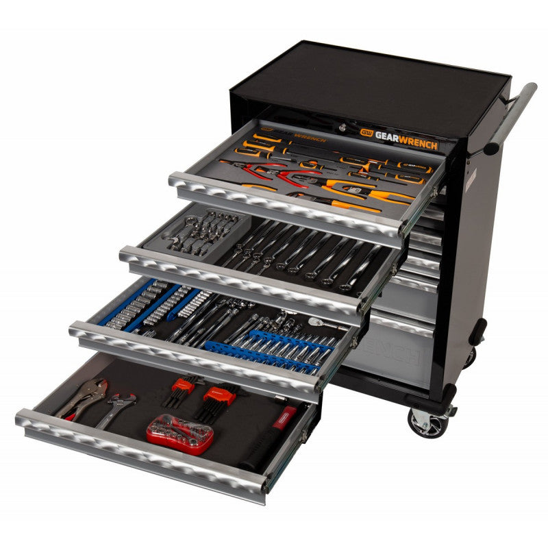 195Pce Combination Tool Kit + 26" Tool Trolley 89916 by GearWrench