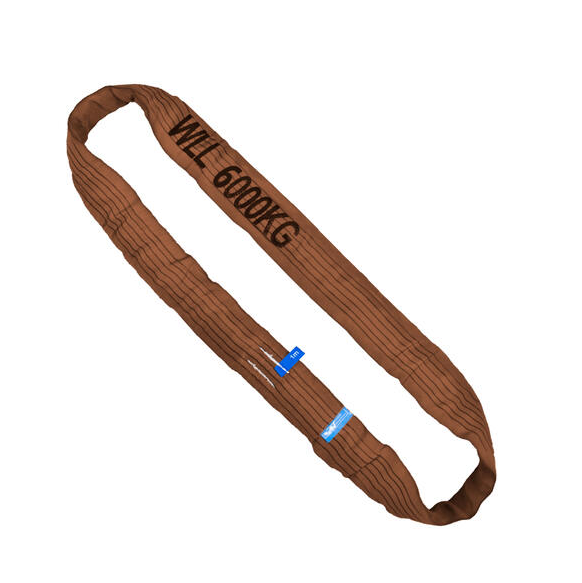 Synthetic Round Lifting Sling 6T Brown by Austlift