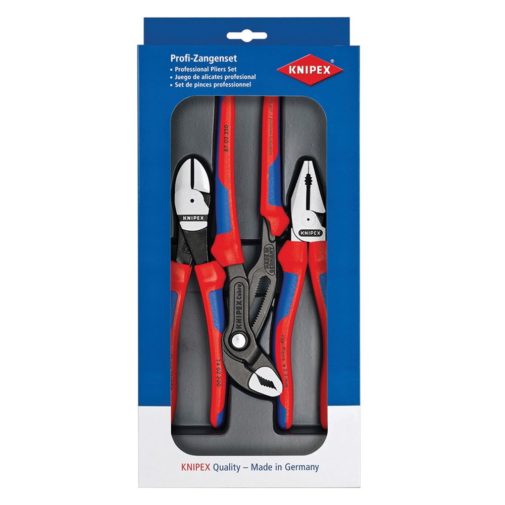 3Pce Plier and Cutter Set 002011S by Knipex