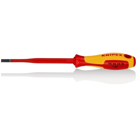 5.5mm Slotted Insulated Screwdriver 982055SL by Knipex